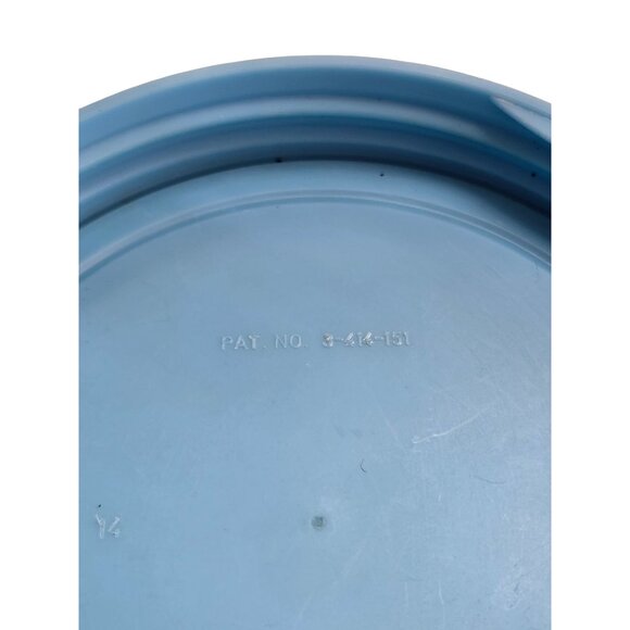 Glass Storage Jar With Blue Plastic Screw Lid - Picture 6 of 7